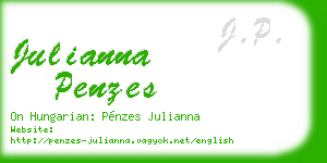 julianna penzes business card